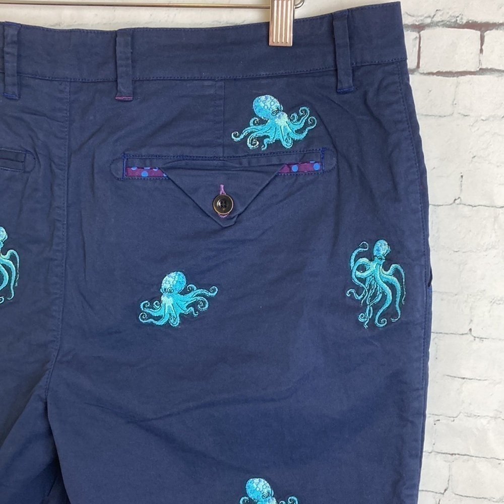 Lords Of Harlech NWT Edward Lux Blue Shorts 34 Academia Golf Tennis Prep Preppy - Picture 10 of 16